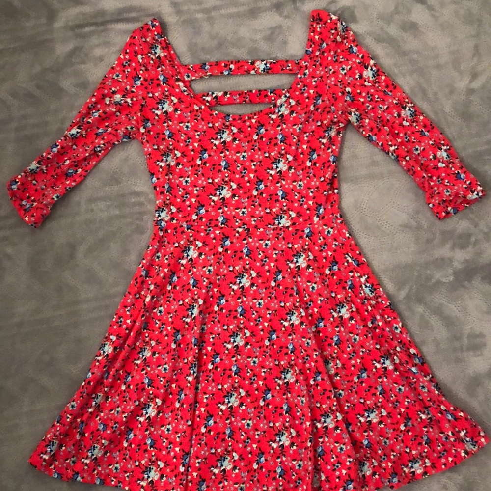 Skater Floral Flowy Dress